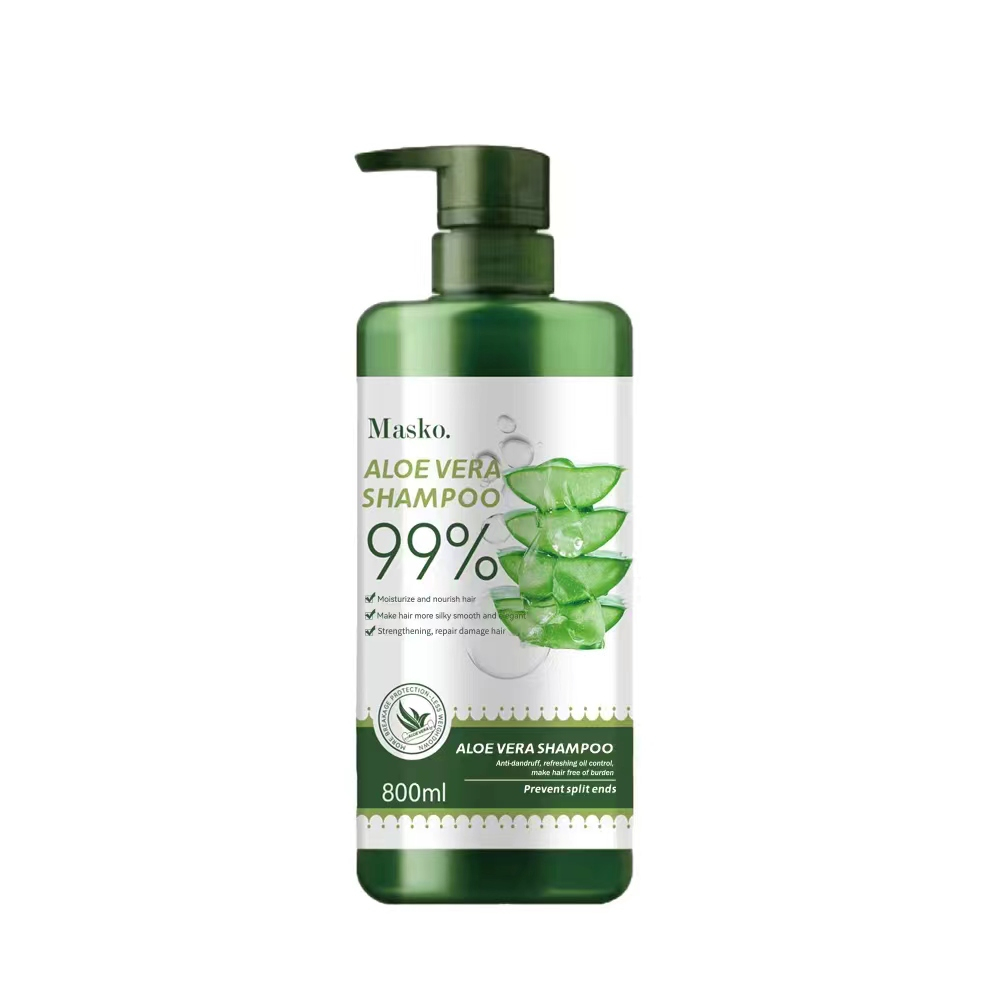 5 Pcs 92% Aloe Vera Hair Shampoo 800ml
