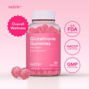 Nutrie Glutathione With Collagen Gummies 60pcs